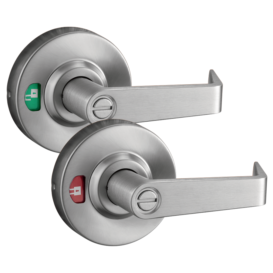 Privacy Lock with Keys in Satin Chrome