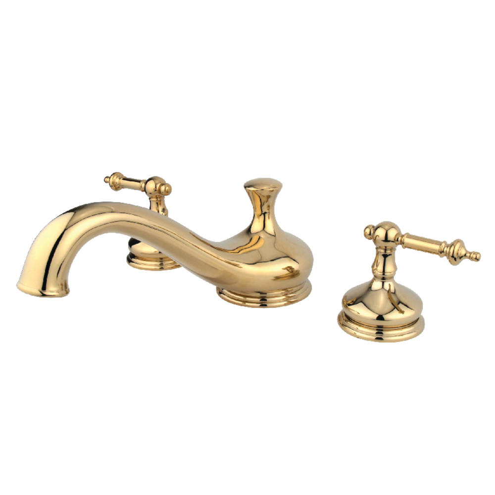 Kingston Brass KS3332TL Tuscany Roman Tub Faucet, Polished ...